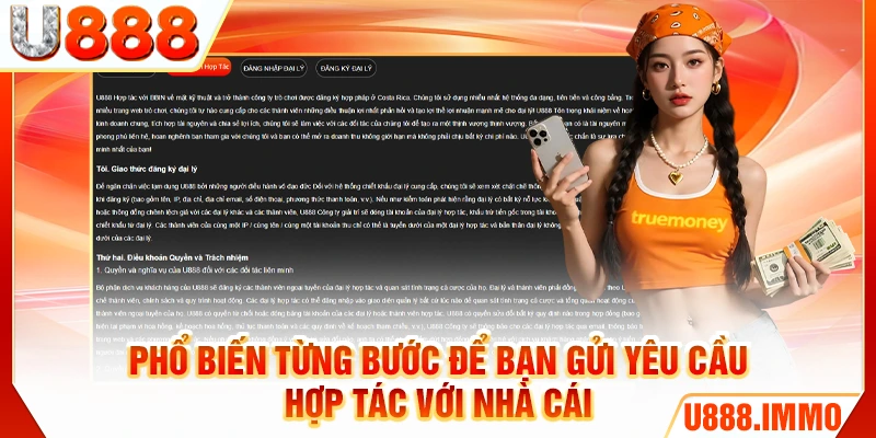 Phổ biến từng bước để bạn gửi yêu cầu hợp tác với nhà cái